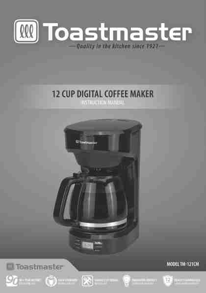 Toastmaster 12 Cup Coffee Maker Manual-page_pdf